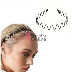 Bentita deosebita pentru par metalica Cod MTR01AA Neagra